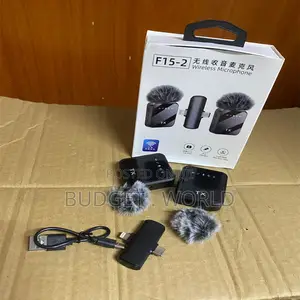 F15-2 Plug Play Wireless Microphone for Vlogging, Reels Short Vid