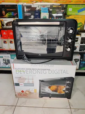 *Tlac 60 Litres Table Top Oven With Convection Fan
2800 Watts