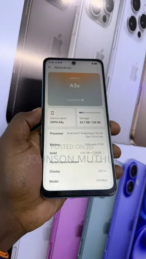 Oppo A3x 128 GB Blue