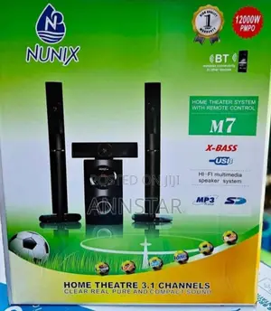 Nunix 3.1ch Nu- M7 Home Theater Speaker System