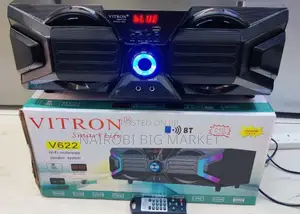 *Vitron Xbox Speaker With Bluetooth,Usb,Mp3, Fm Radio Ac/Dc V62