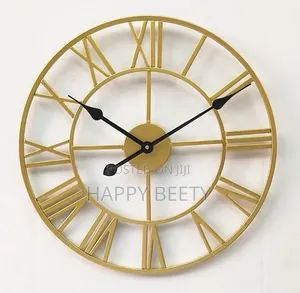  *Modern Oversized Roman Numeral Wall Clock*