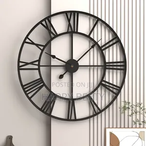  *Modern Oversized Roman Numeral Wall Clock*