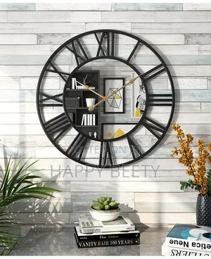  *Creative Wall Clock Metal With Mirror