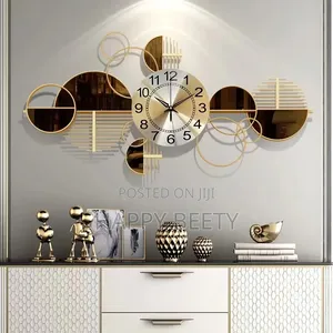 Luxury Abstract Mirror Wall Clock