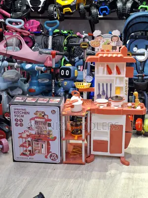 Kids Kitchen Set With Water Sink Cooking Toy