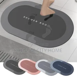 Oval Antislip Bathroom Mats/Doormats