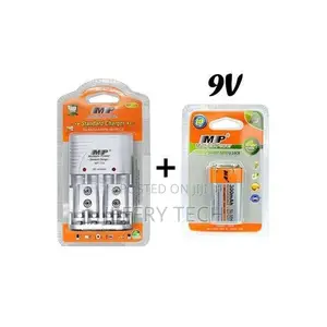 Multiple Power Rechargeable Bettery Charger-Ac100-240v Aa/Aaa 9v