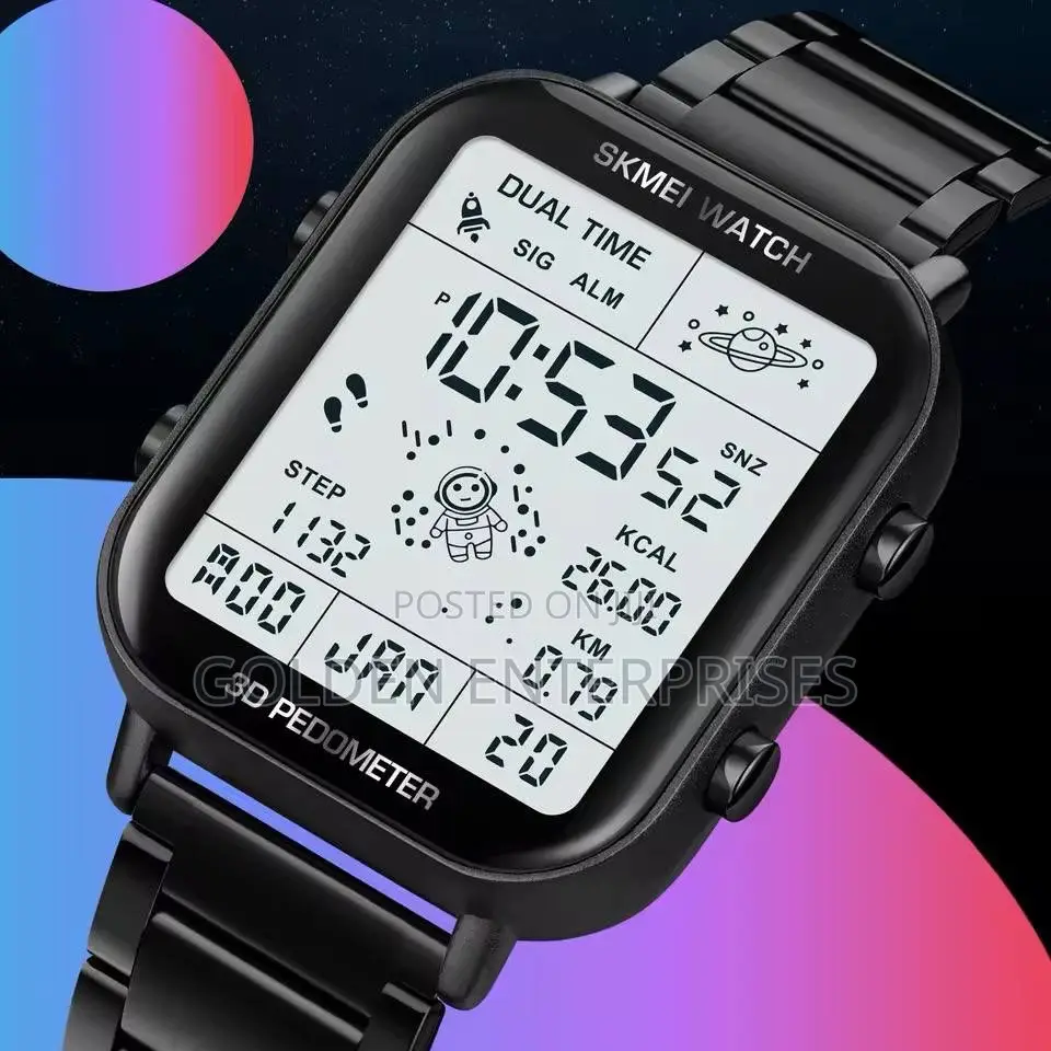 Black Skmei Digital Watch