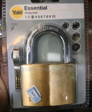 Yale Padlock 70mm Essential Big Heavy Duty Brass Padlocks Protection