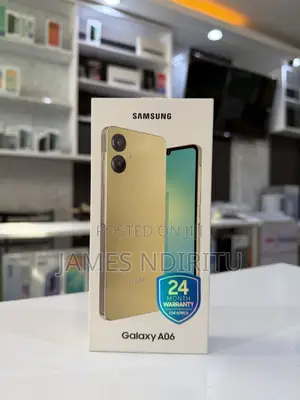 New Samsung Galaxy A06 64 GB Gold