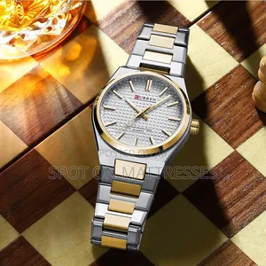 Currn Watch for Gents. Stainless Steel. Date Display. Water Resistant.