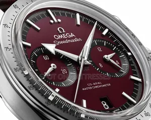 Offer! Omega Speedmaster Watch for Gents With Quality Leather Strap.