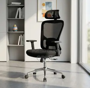 Office Chair : Breathable High-Back Orthopedic Office Chair
