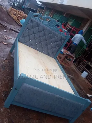 4x6 Grey Tufted Bed - All Sizes Available