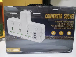 Converter Socket. 3- Ways Us-U06