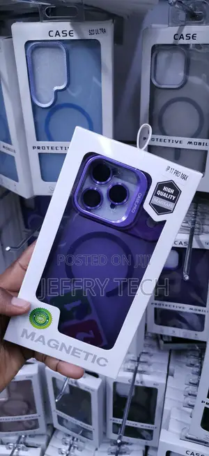 iPhone 17 Pro Max Deep Purple Magnetic Silicone Case