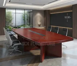 Boardroom Table; 2.4 Meters Mahogany Executive Spacious Ideal Table