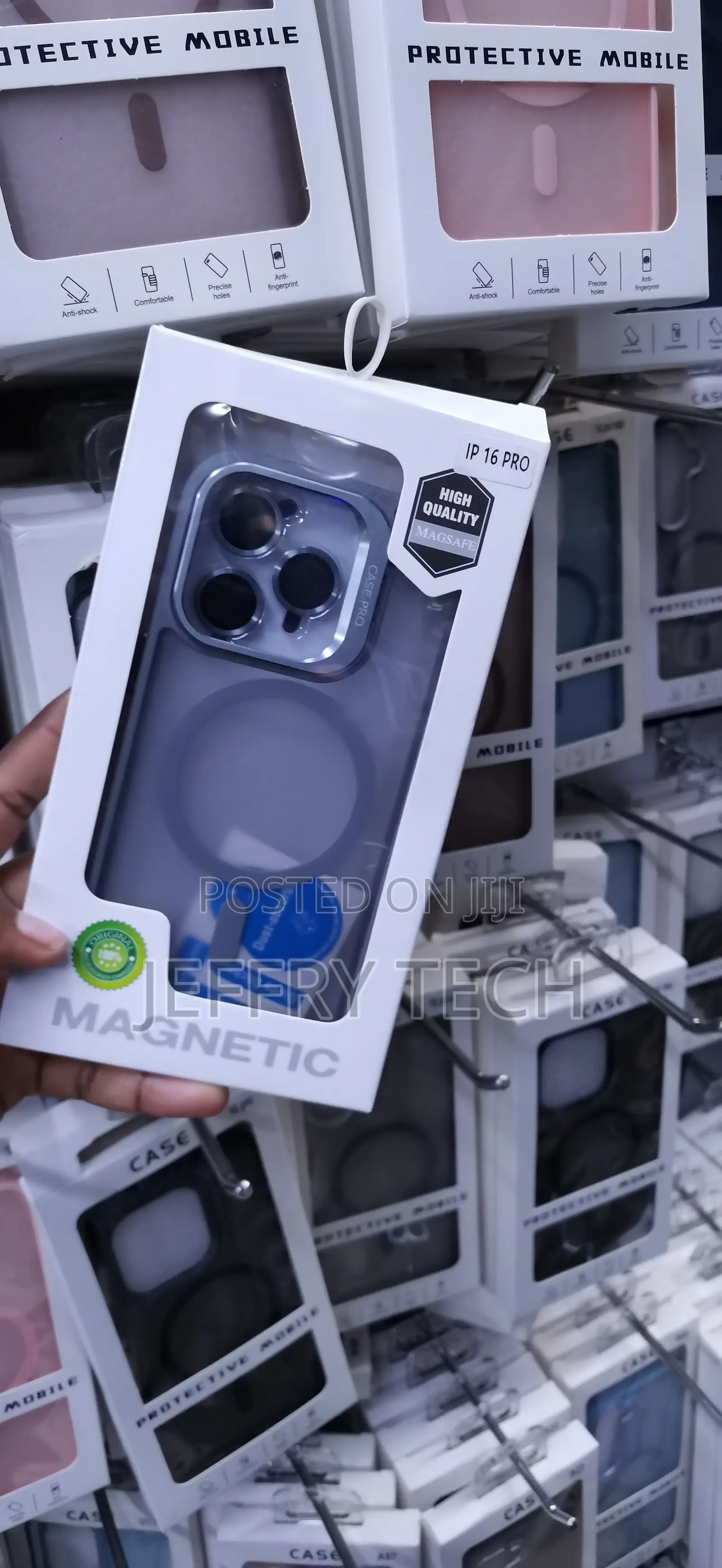 iPhone 16 Pro Translucent Magnetic Protective Phone Case