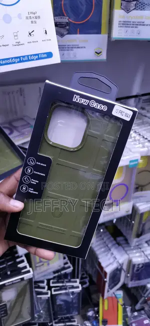 iPhone 13 Pro Max Green Rugged Shield Case