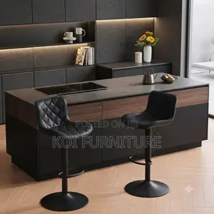 Barstools; Adjustable Kitchen Counter Home Leather Barstools