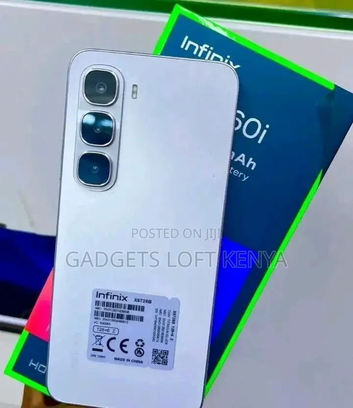 New Infinix Hot 60i 128 GB Silver