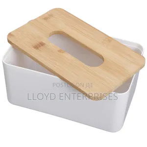 Bamboo Cover Serviet Holder