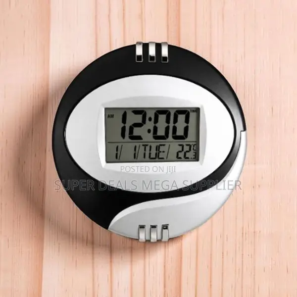 LCD Display Modern Kadio Table Wall Mount Digital Clock