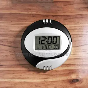 LCD Display Modern Kadio Table Wall Mount Digital Clock