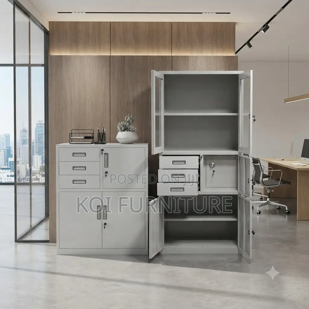 Office Cabinet; Two Doors Cabinet With Scratch Rust-Resistant Finish