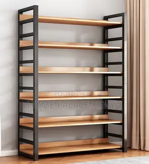 Storage Rack: Open Multi Layer Wooden Pantry Rack