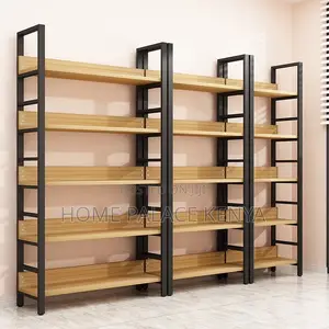 Storage Rack: Open Multi Layer Wooden Pantry Rack