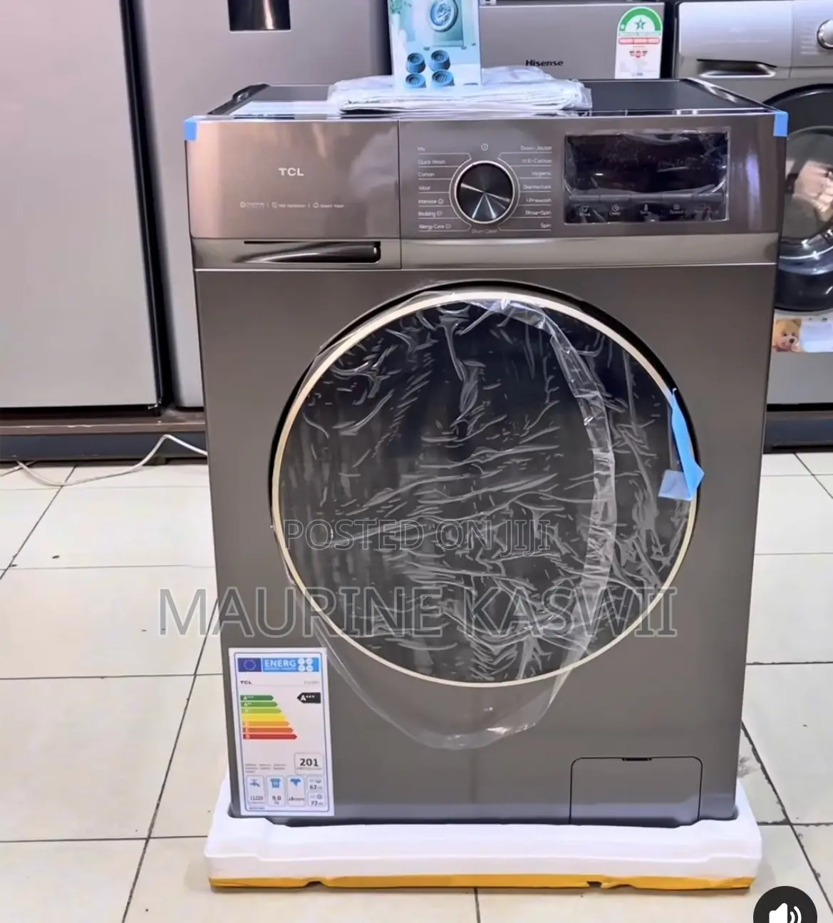 TCL 9 Kg Machine Front Load