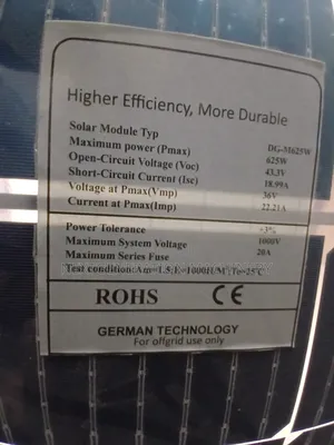 Solar Panel 625 Watts