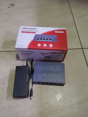 Hikvision 4 Port Ds-3e0105p-E/M(b) Poe Switch Full