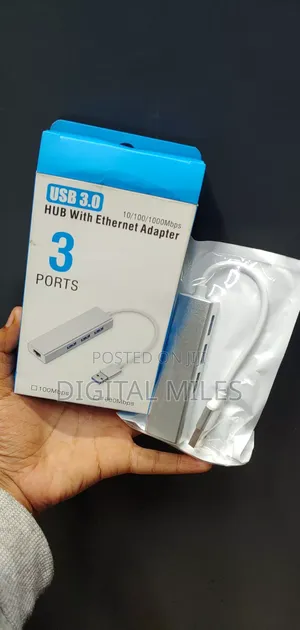 Usb 3.0 Hub With Ethernet Adapter