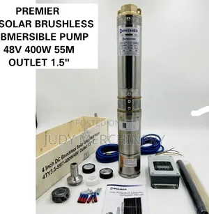 Dc Solar Brushless Submersible Pump 48v 400w 55m