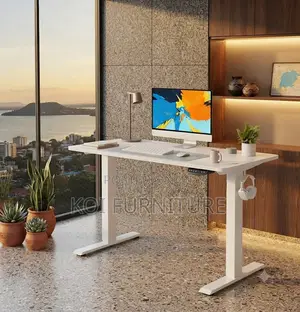 Office Desk; 1.6 Meter Electric Adjustable Stand Ergonomic Office Desk