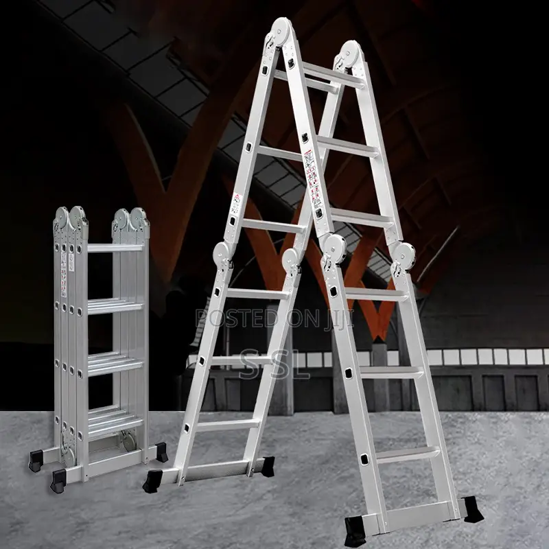 Multi-Purpose Aluminium Ladder - 4 X 4 Rungs