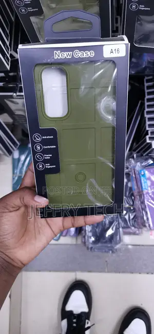 Samsung Galaxy A16 Rugged Shield Military-Style Phone Case,