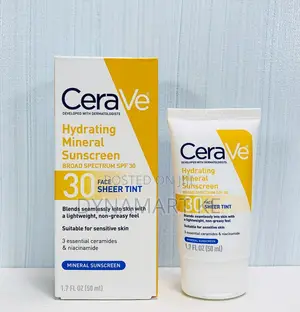 Cerave Hydrating Mineral Sunscreen SPF 30 Face Sheer Tint