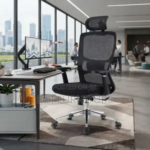 Office Chairs; Ergonomic Fabricated Office Adjustable Desk