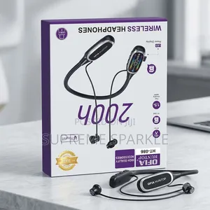 Ofia Huntop Ht-086 Wireless Headphones/Neckband, With Led Display.