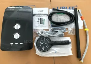 Black Lirlee Tankless Instant Water Heater With Pump Salty/Fresh
