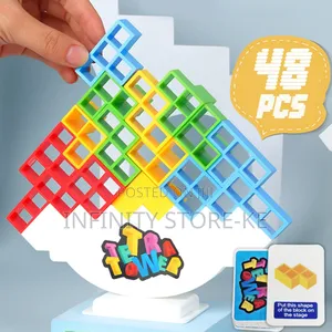 48 Pcs Kids Fun Staking Tetris Game