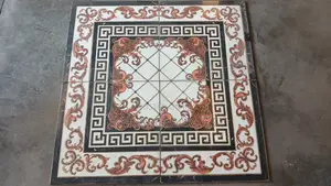 Golden Center Piece Floor Tiles