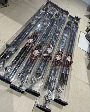 2m Black Curtain Rod Available in Single and Double Form