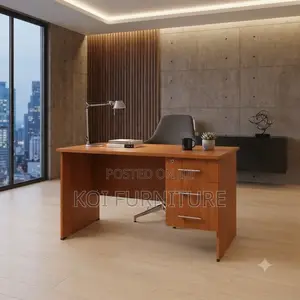 Office Desk; 1.2 Meter Home Office Brownish Computer Desk