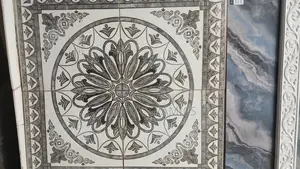 Grey Floral Center Piece