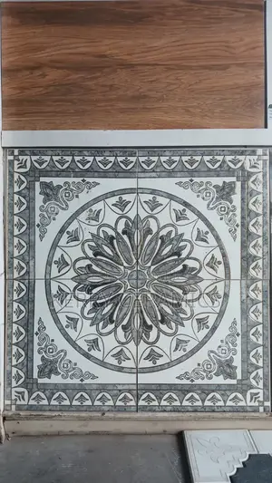 Grey Floral Center Piece